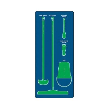 Accuform WET ZONE STOREBOARDS ULTRA PSB711BUGN PSB711BUGN